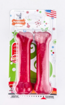 Nylabone Power Chew Turkey And Cranberry Flavor Red Bone Twin Pack - £7.77 GBP