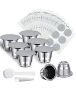 Didaey Reusable Espresso Capsules Stainless Steel Refillable Coffee Pods - $53.17 CAD
