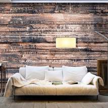 Tiptophomedecor Peel and Stick Wallpaper Wall Mural - Old Burned Wood- Removable - £47.84 GBP+
