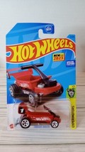 2023 Hot Wheels #22 Draggin&#39; Wagon Experimotors Mini Red Radio Flyer - $3.33