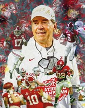 Nick Saban Alabama 2021 National Champions Roll Tide College Football AM3 CHOICE - £19.76 GBP+