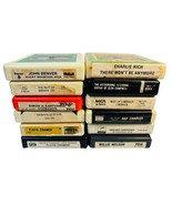 VINTAGE 8 TRACK TAPES MUSIC COLLECTION of ROCK, POP &amp; COUNTRY, LOT 12 Ta... - $34.80 CAD