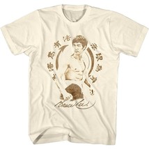 Bruce Lee Chinese Symbols Men&#39;s T Shirt Shirtless Ninja Warrior Kung Fu Legend - £20.44 GBP+