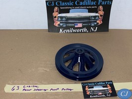 RESTORED 63 CADILLAC 390/429 ENG VENTED POWER STEERING PUMP PULLEY SINGL... - $3,638.11 MXN