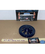 RESTORED 63 CADILLAC 390/429 ENG VENTED POWER STEERING PUMP PULLEY SINGL... - $3,638.11 MXN