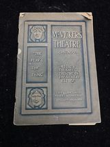 1909 McVICKER&#39;S THEATRE Chicago Bill Of Play The Play&#39;s The Thing Litt D... - $40.05 CAD