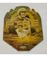 2022 Topps Fire On Fire Gold Minted Wander Franco RC #EF-1 Rays - £7.87 GBP