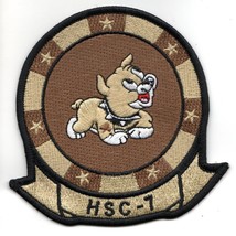 4&quot; NAVY HSC-7 PUPPY DUSTY DOGS EMBROIDERED PATCH D - £23.62 GBP