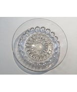 Vintage Cut Glass Crystal Candy Or Serving Dish Collectible  50s 60s - $14.85