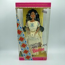 Vintg. Mattel 1992 Dolls Of The World Collection Native American Barbie Doll NOS - $37.36