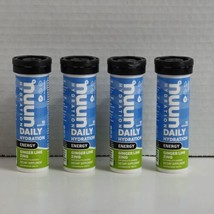 (4) Nuun Daily Hydration Energy Ginseng Lime Zing, 10 servings each - £11.86 GBP