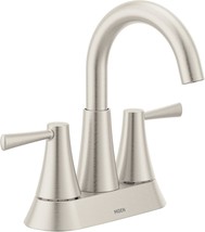 The Moen 84022Srn Ronan Two-Handle 4&quot; Centerset Modern Bathroom Faucet With - £92.34 GBP