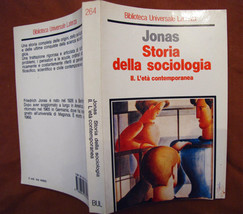 Storia della sociologia volume II 2 età contemporanea Laterza 1989 Jonas F vendo - £11.76 GBP