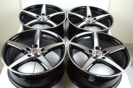 New DDR ST1 17x7.5 5x114.3 38mm Offset Black Polished 17" Wheels Rims (S... - $739.00