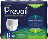 Prevail® Super Plus Underwear, Moderate Absorbency, 2XL, (68 to 80&quot;), 12... - $47.69