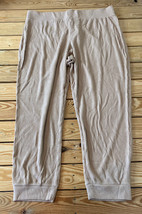 express NWT $50 women’s ribbed pull on Jogger pants Size XL tan O2 - £16.97 GBP