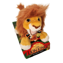 VINTAGE 1993 DISNEY THE LION KING ROARING SIMBA STUFFED ANIMAL PLUSH TOY... - £51.43 GBP