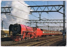 Postcard The Red Devil South African Railways Pretoria To Witbank - $8.90