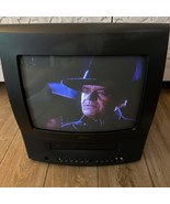 Vintage RCA VCR TV Combo 13&quot; Retro Gaming WORKS GREAT No Remote VHS Tested - $149.99