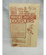 Kadee HO Scale No 5 Two Pair With Draft Gear Magne-Matic Couplers - $14.84