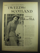 1952 Peck and Peck Suit Ad - Highlights from the Highlands - £14.56 GBP