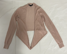 Express Design Studio Women&#39;s Metallic Pink Top Size S - e513 - $102.09 MXN