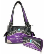 Texas West Embroidery Scripture Concealed Carry Bible Verse Rhinestone C... - $1,097.80 MXN