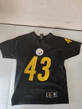 Troy Polamalu #43 Pittsburgh Steelers NFL Boys Youth Jersey Black M 10-12 - $13.54