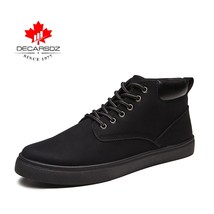 DECARSDZ Men Boots PU Leather Autumn Fashion Casual Shoes Men Classic  Ankle Boo - £39.30 GBP