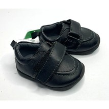 George Boys INfant Baby 2 Black Slip On Shoes Sneakers Flexible Traction Sneaker - $9.89