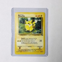 Pikachu Red Cheeks 60/64 Pokemon Card Jungle Set  1999 Shadowless - $10.84