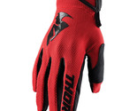 New Thor MX Sector Red/Black Adult Mens Race Gloves MX SX Motocross Racing - $19.95