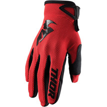 New Thor MX Sector Red/Black Adult Mens Race Gloves MX SX Motocross Racing - £15.94 GBP