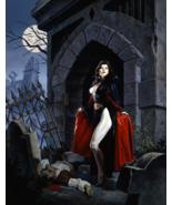 Clyde Caldwell Signed D&amp;D TSR Fantasy Art Print Ravenloft Midnight Snack... - $1,472.93 MXN
