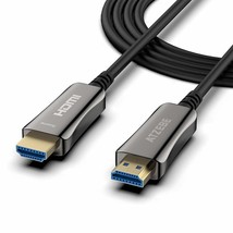 Fiber Optic Hdmi Cable 328Ft, Fiber Hdmi Cable Supports 4K@60Hz, - £99.33 GBP