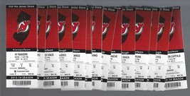 2013-14 NHL NJ Devils Ticket Stubs  - $6.00