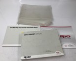 2016 Kia Rio Owners Manual Handbook Set OEM K04B35051 - $40.49