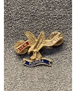 NEW VFW Florida District 12 Lapel Pin KG JD Veterans Foreign Wars Military - $16.29 CAD