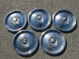 lot of 5 factory 1967 1968 Dodge Dart 13 inch hubcaps wheel covers - £65.55 GBP