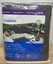 New Coolaroo Ready-to-Hang 7 x 13ft Rectangle Pool Outdoor Shade Sail - ... - $34.85