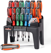 44-Piece Magnetic Screwdriver Set with Go-Thru Steel Blades - £37.06 GBP