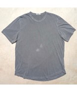 *READ* Buck Mason Gray Men&#39;s Slub Classic Curved Hem Made in USA T-Shirt... - $284.64 MXN
