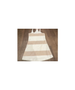 Lululemon Cool Racerback Heathered Cashew Tan White Stroll Stripe Tank S... - £11.34 GBP