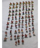 Lot Of (75) Partially Painted Battle Of Waterloo 1/72 Scale Miniatures - $641.17 MXN
