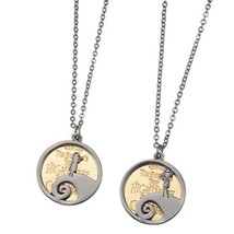 Disney Store Japan Nightmare Before Christmas Jack Skellington 2 Piece Necklace  - £63.94 GBP