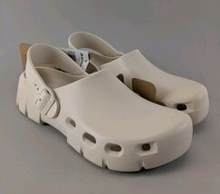 BIRKENSTOCK Unisex 44  Birki Flow EVA Sandal Slipper Eggshell 1027706 New - $41.99