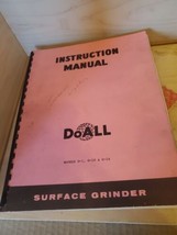 Instruction manual DoAll  Grinder G-1 G-10 G-14 *IN*STOCK* USA* *READY*T... - $108.66
