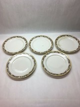 5 pieces GOA  France Haviland limoges plate CHFIELD bread salad 7.5 inch - £23.26 GBP