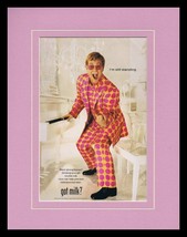 2001 Elton John Got Milk Mustache Framed 11x14 ORIGINAL Vintage Advertis... - $49.49