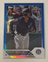 2023 Topps Pro Debut 7/150 Robert Perez Jr. RC Refractor Card #PD-173 - Mariners - £7.60 GBP